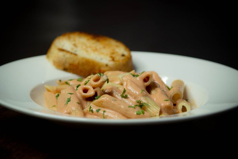 Creamy pasta at Pizza Ranch