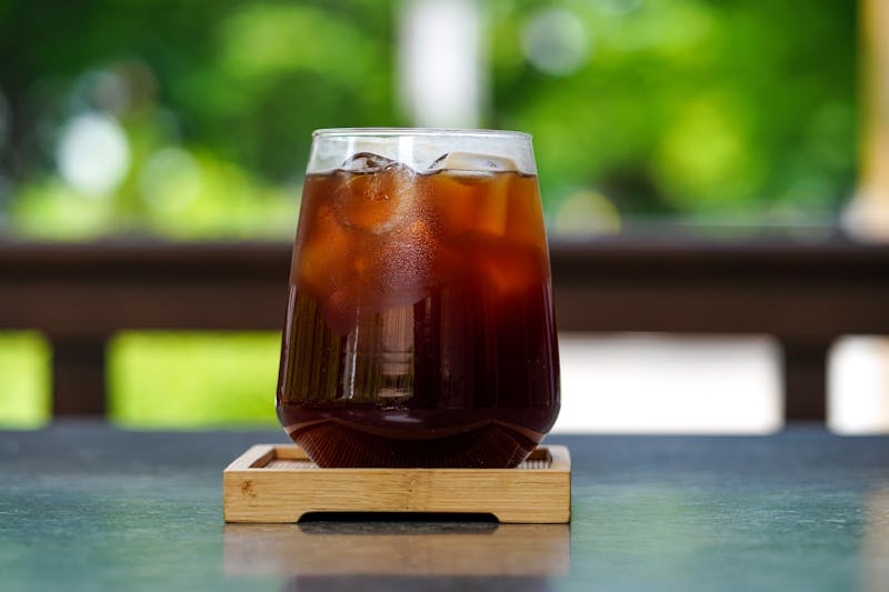 Iced coffee at Pizza Ranch